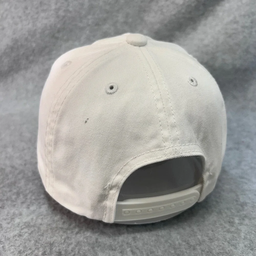 Smiley Face Toddler Cream Roe + Cru Snapback Hat Checkered Brim